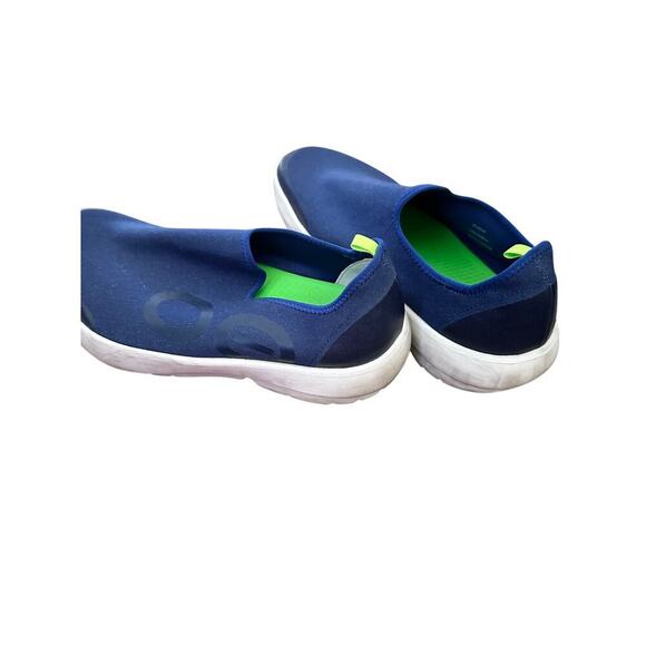 OOFOS Men's Blue OOmg eeZee Low Low Top Recovery Comfort Shoes Size 12 - Picture 7 of 7